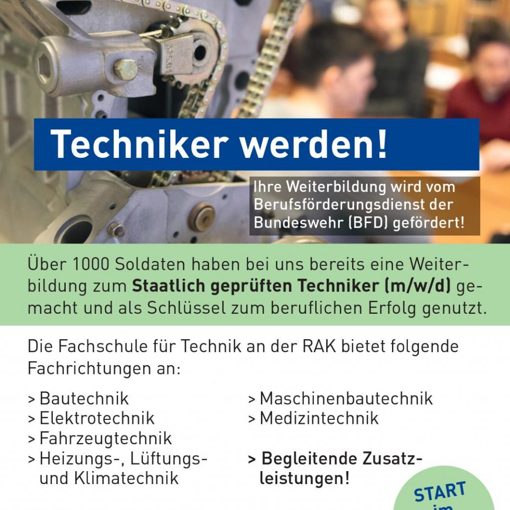 Anzeigen: Recruiting-Kampagne „Techniker werden!“