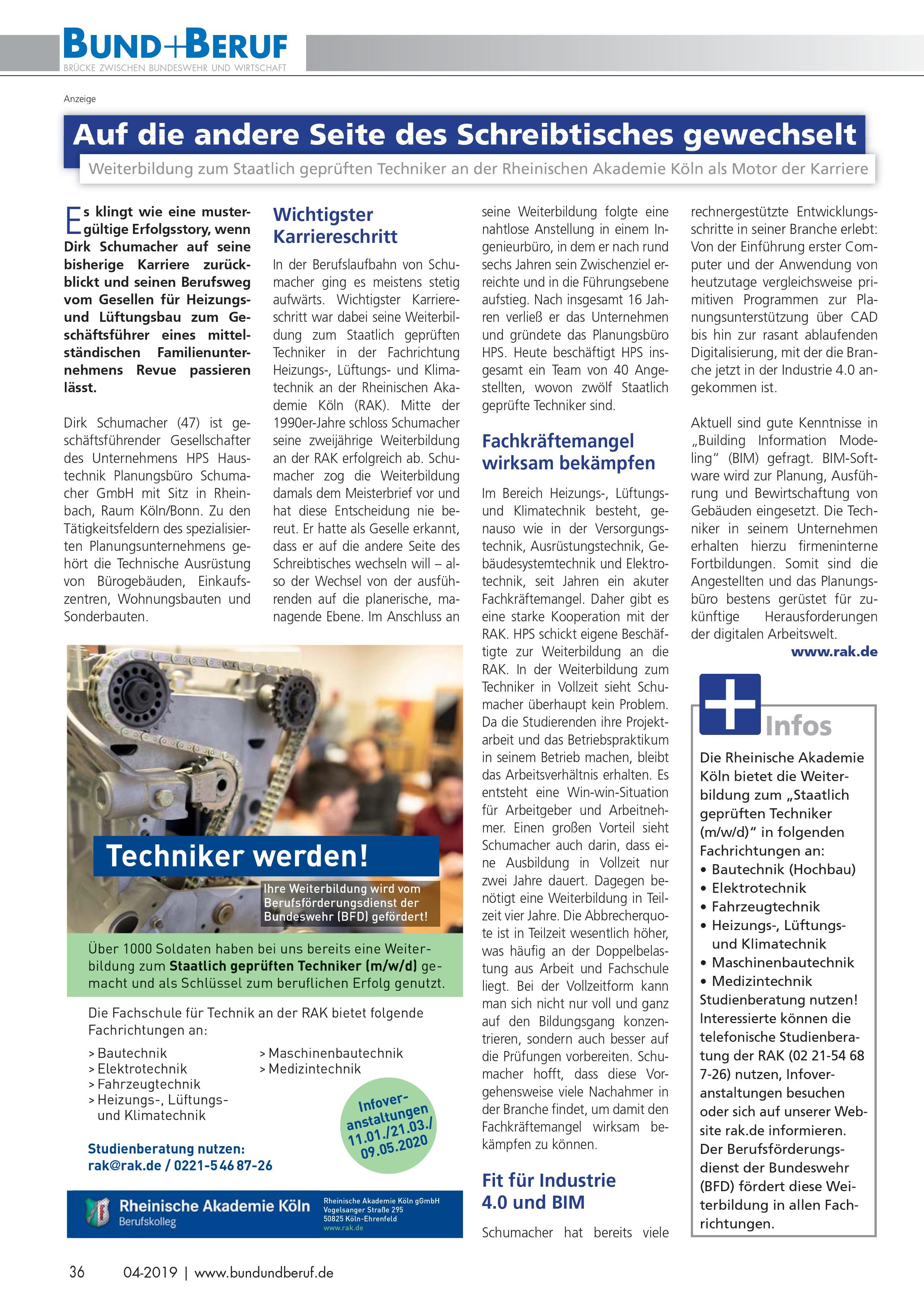 Advertorial: Bilderbuchkarriere eines Technikers