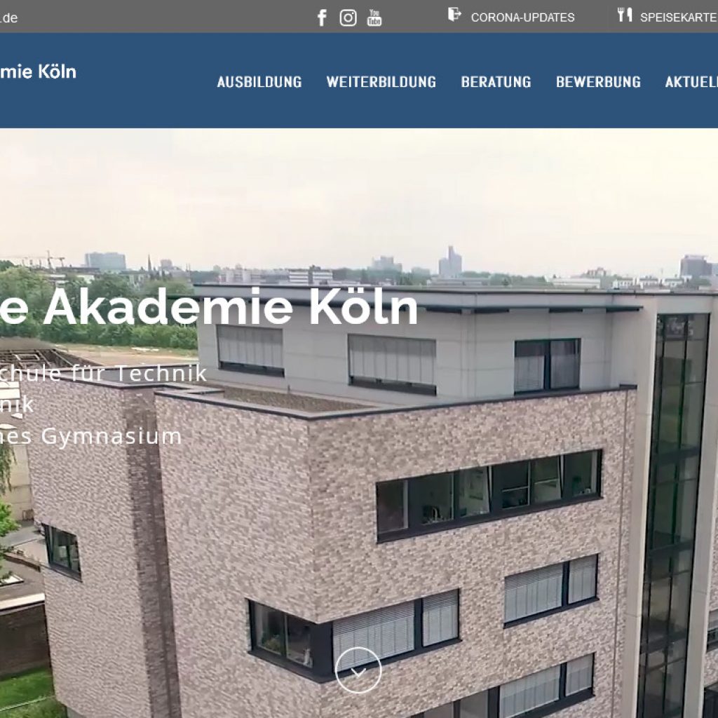 Website-Relaunch: Rheinische Akademie Köln